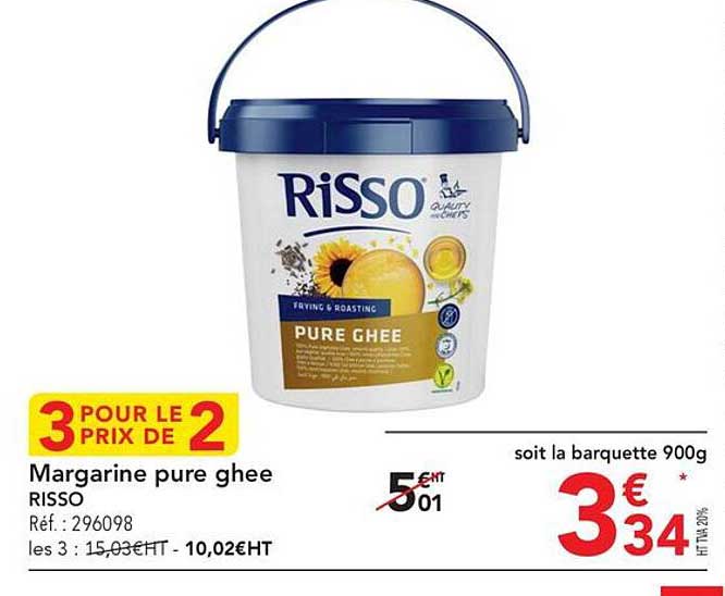 margarine pure ghee risso