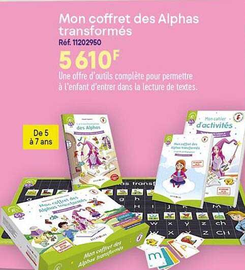 mon coffret des alphas transformés