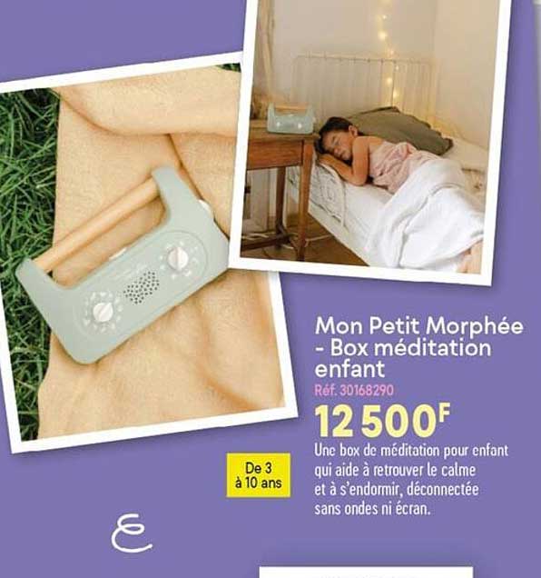 mon petit morphée - box méditation enfant