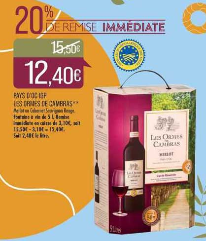 Pays D'oc Igp Les Ormes De Cambras