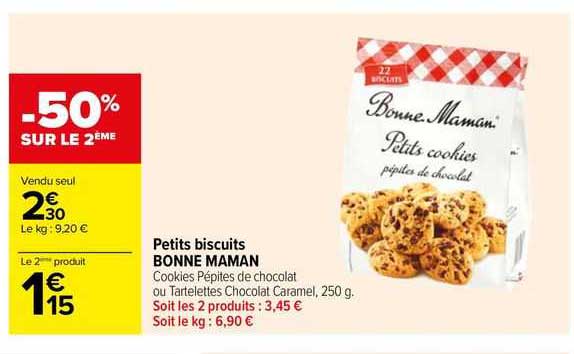 petits biscuits bonne maman