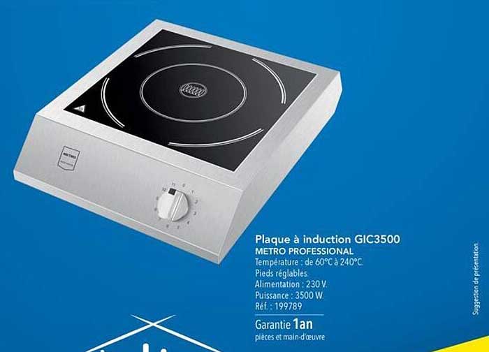 Plaque à Induction Gic3500 Metro Professional