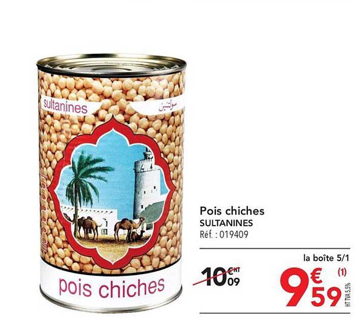 Pois Chiches Sultanines