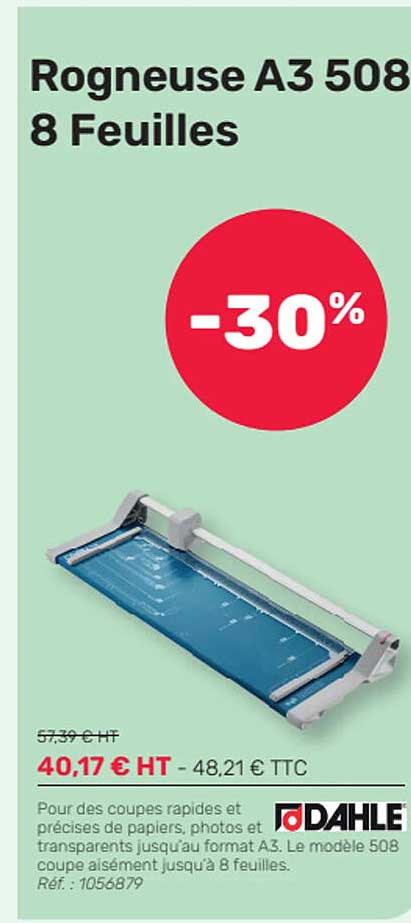 rogneuse a3 508 8 feuilles dahle