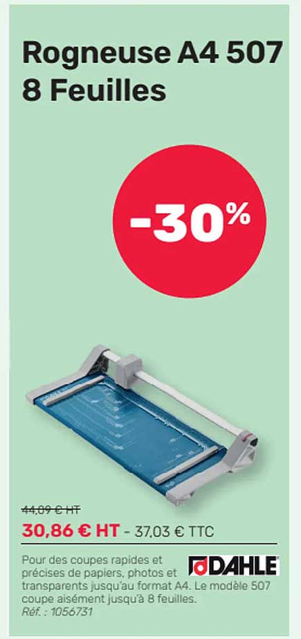 rogneuse a4 507 8 feuilles dahle