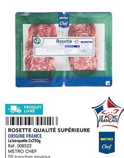 Rosette Qualité Supérieure Metro Chef