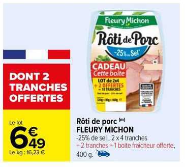 rôti de porc fleury michon