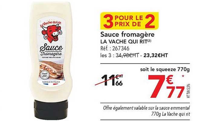 sauce fromagère la vache qui rit