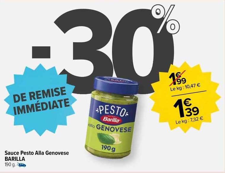 sauce pesto alla genovese barilla