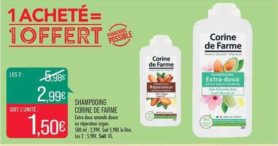 shampooing corine de farme