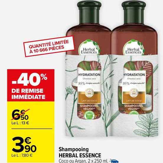 shampooing herbal essence