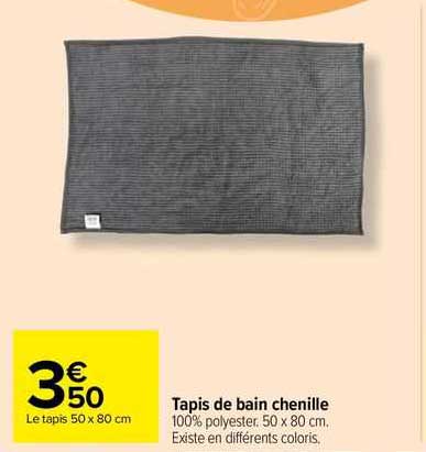 Tapis De Bain Chenille