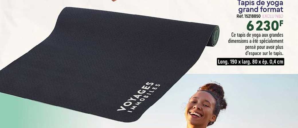 tapis de yoga grand format