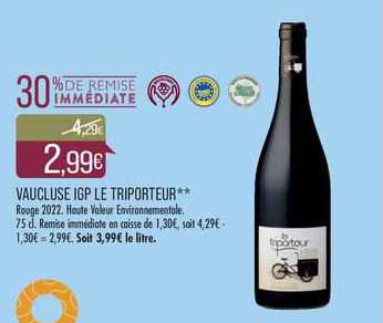 vaucluse igp le triporteur