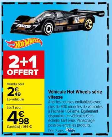 véhicule hot wheels série vitesse