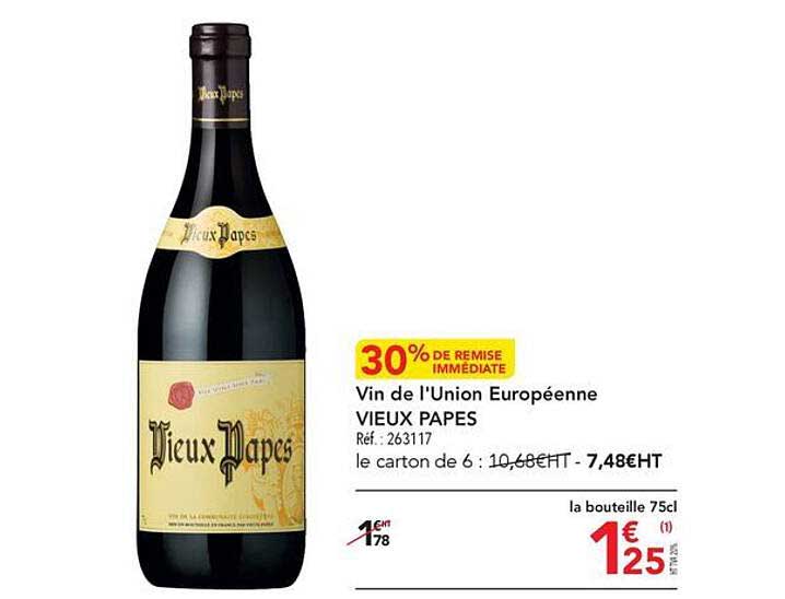 vin de l'union européenne vieux papes