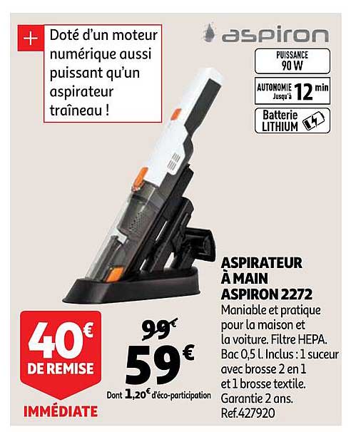 Aspirateur à Main Aspiron 2272