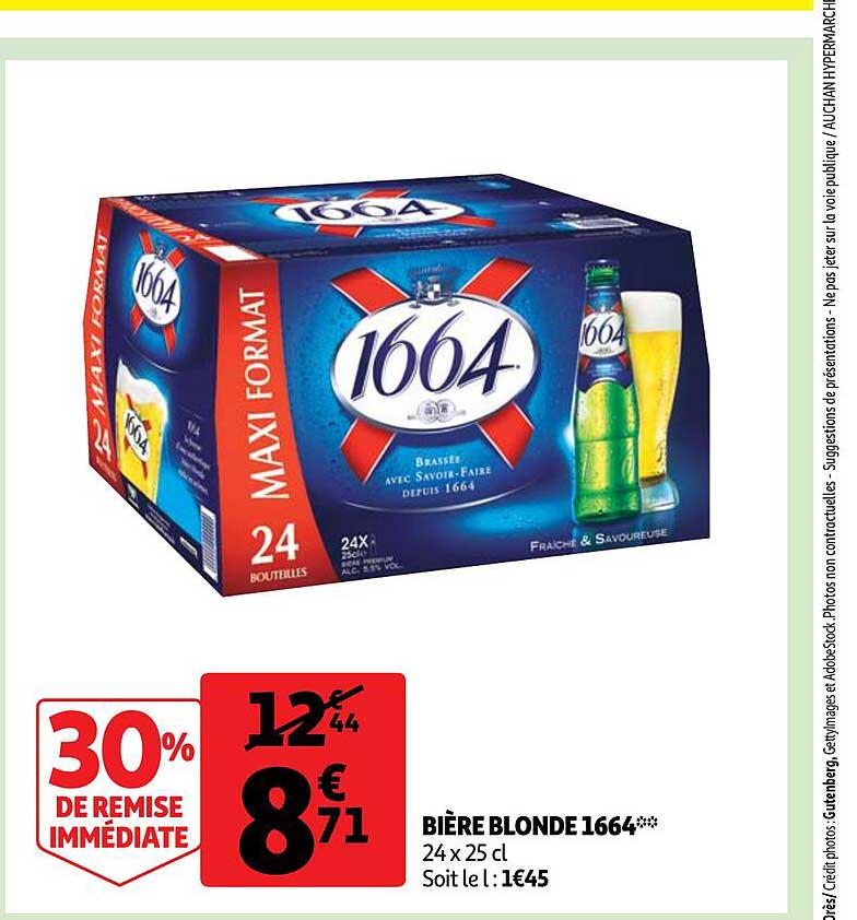 Bière Blonde 1664
