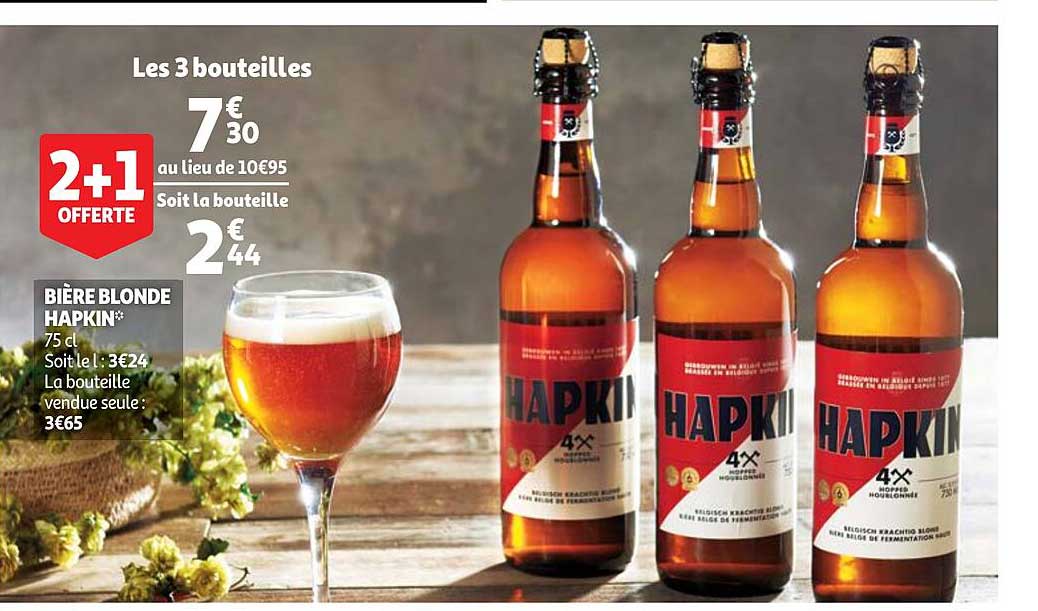 bière blonde hapkin