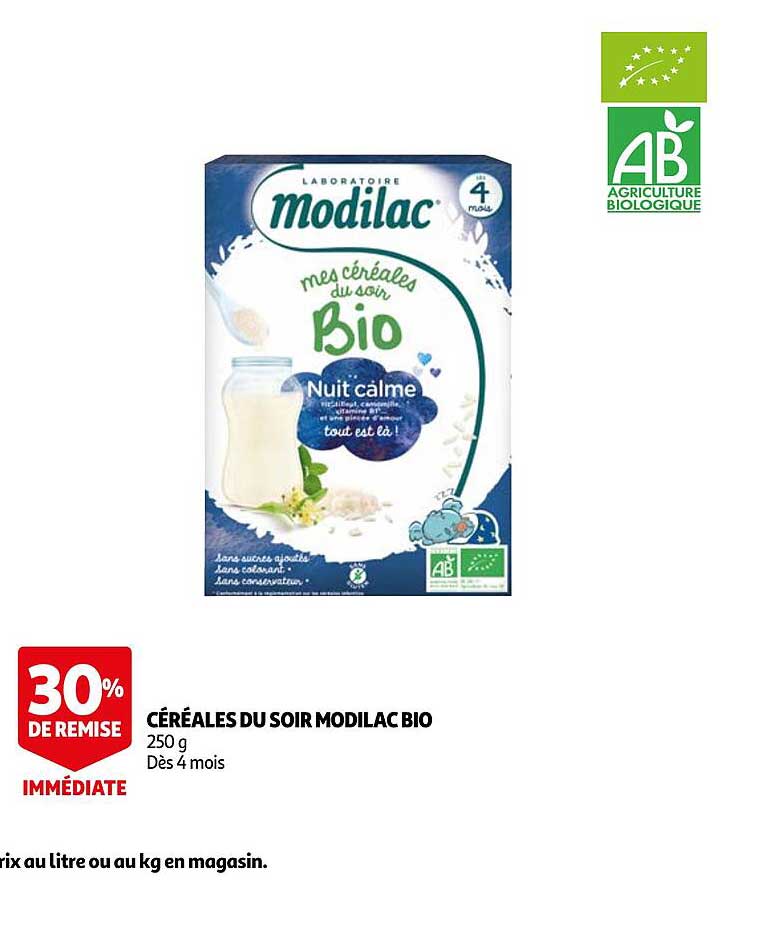 céréales du soir modulac bio