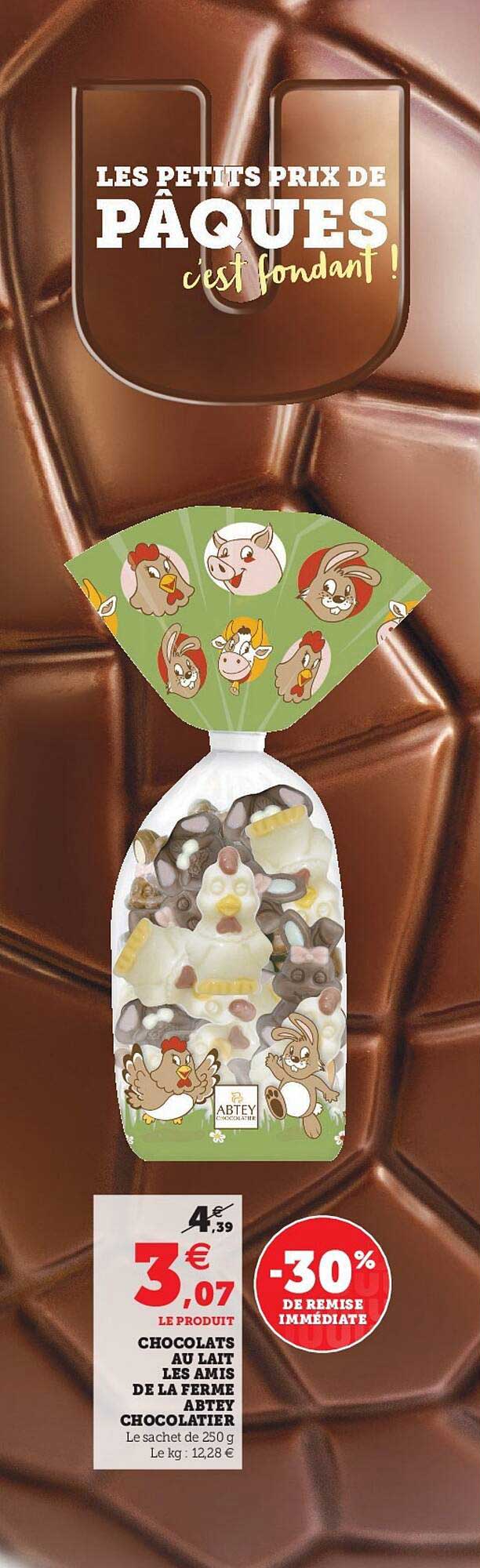 chocolats au lait les amis de la ferme abtey chocolatier