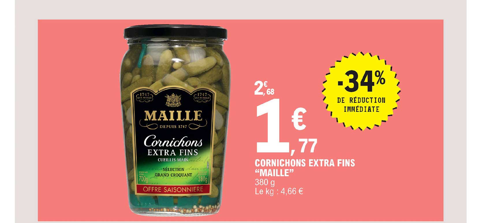 Cornichons Extra Fins "maille"