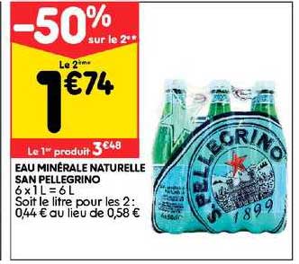 eau minérale naturelle san pellegrino