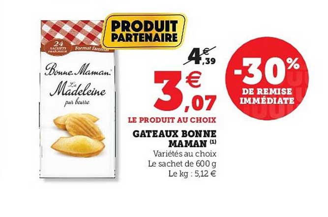 gâteaux bonne maman