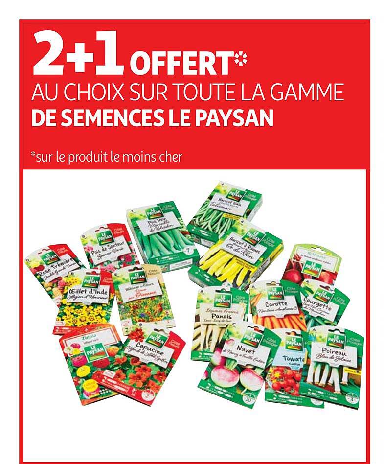 la gamme de semences le paysan