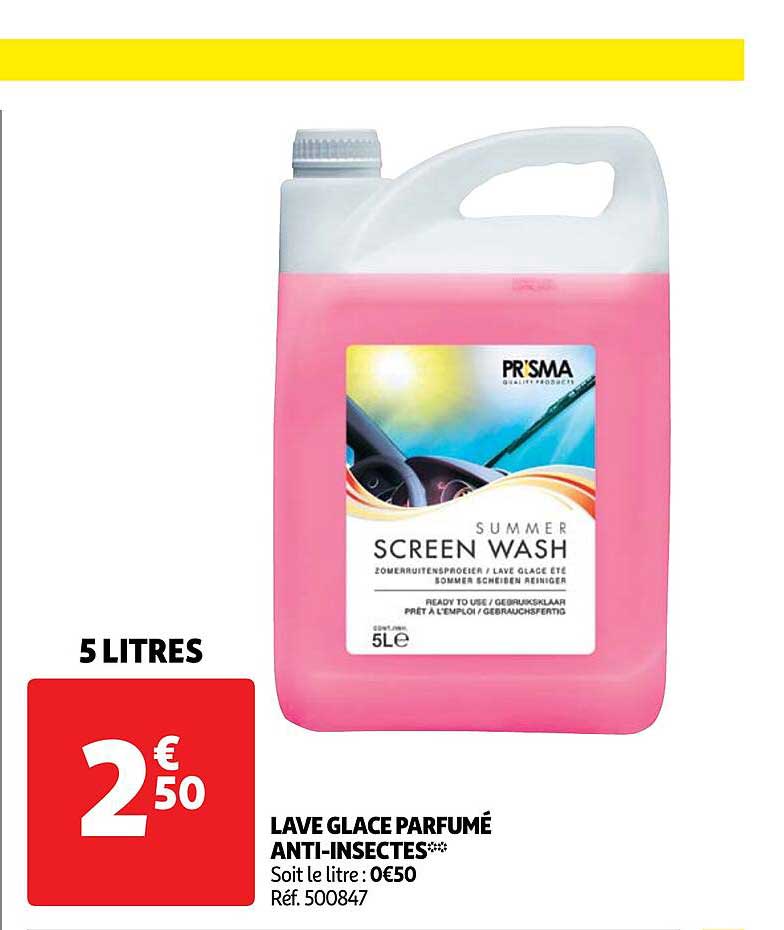 lave glace parfumé anti-insectes