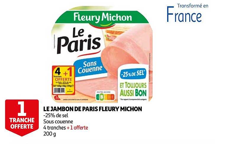 Le Jambon De Paris Fleury Michon