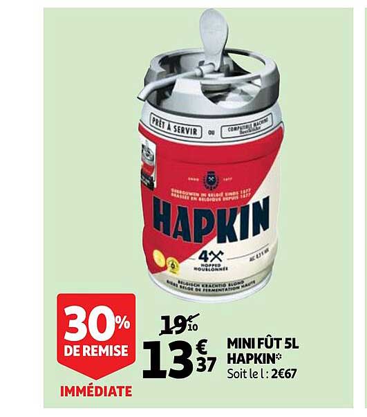 mini fût 5l hapkin