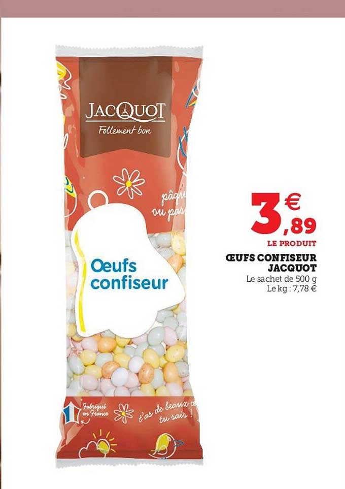 oeufs confiseur jacquot