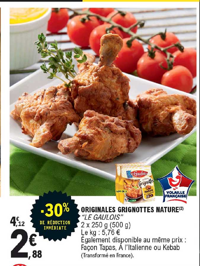 originales grignottes nature "le gaulois"