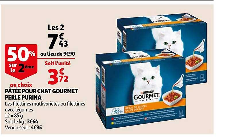 Pâtée Pour Chat Gourmet Perle Purina