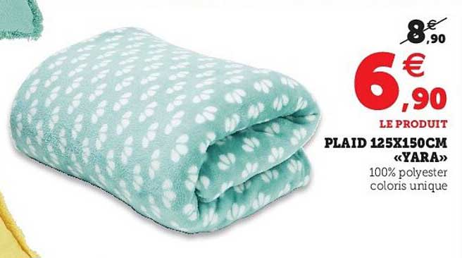 Plaid 125x150cm "yara"