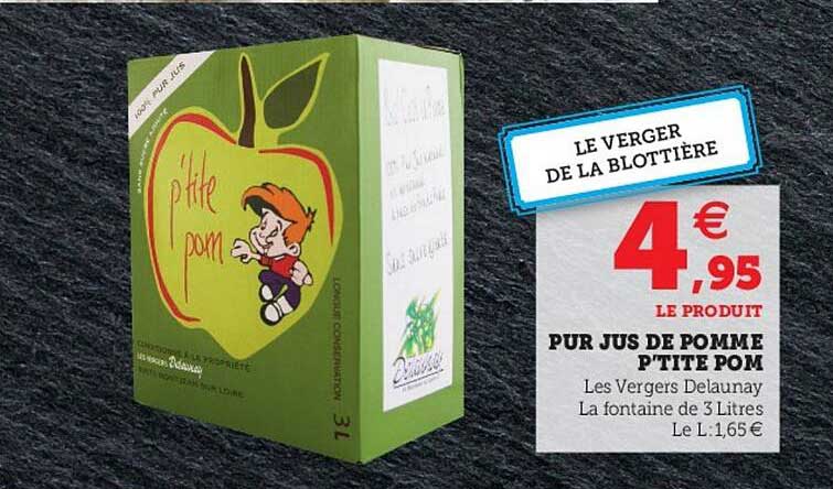 pur jus de pomme p'tite pom
