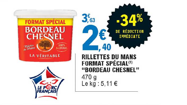 rillettes du mans format spécial "bordeau chesnel"