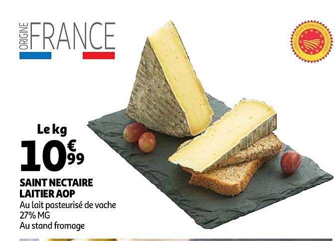 Saint Nectaire Laitier Aop