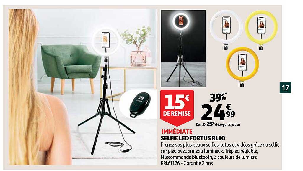 selfie led fortus rl10