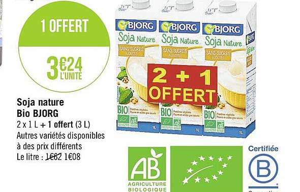 Soja Nature Bio Bjorg