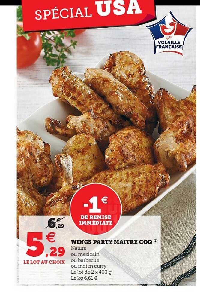 wings party maître coq