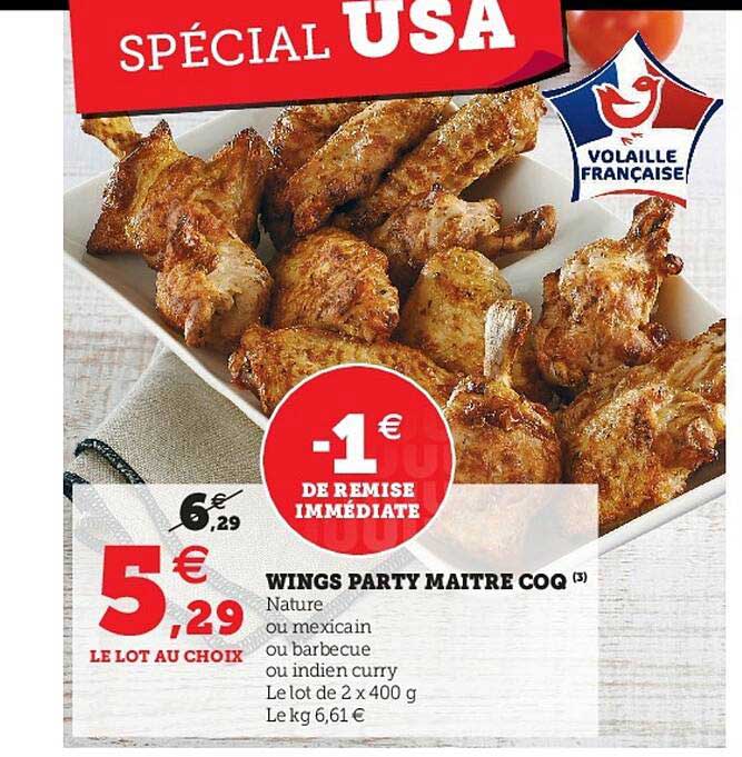 wings party maître coq