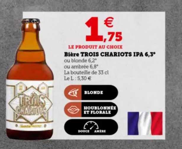 bière trois chariots ipa 6,3°