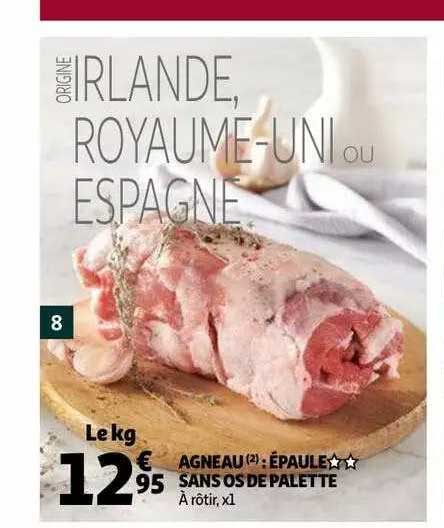 Agneau : épaule** Sans De Palette