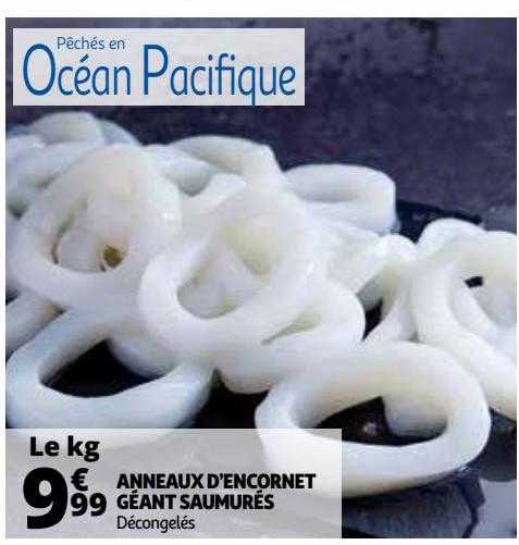 anneaux d'encornet géant saumurés