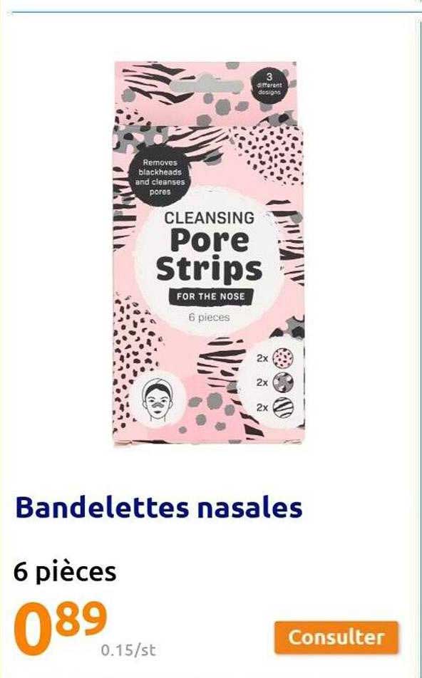 bandelettes nasales