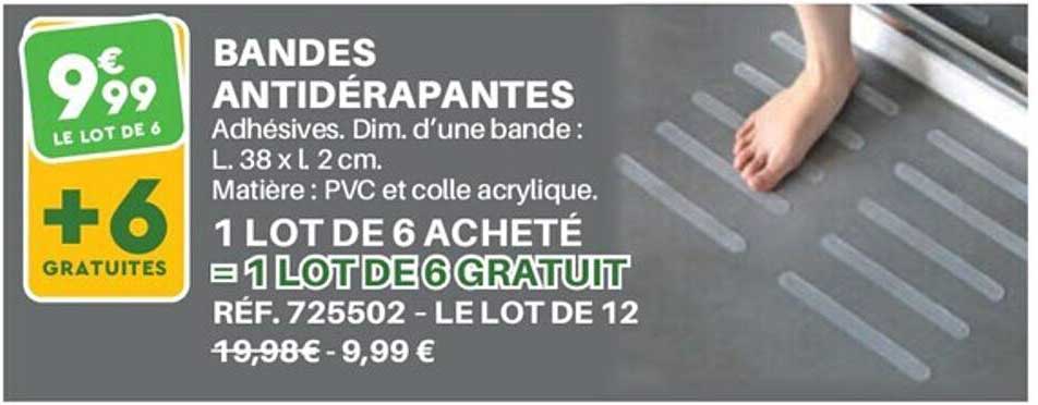 bandes antidérapantes