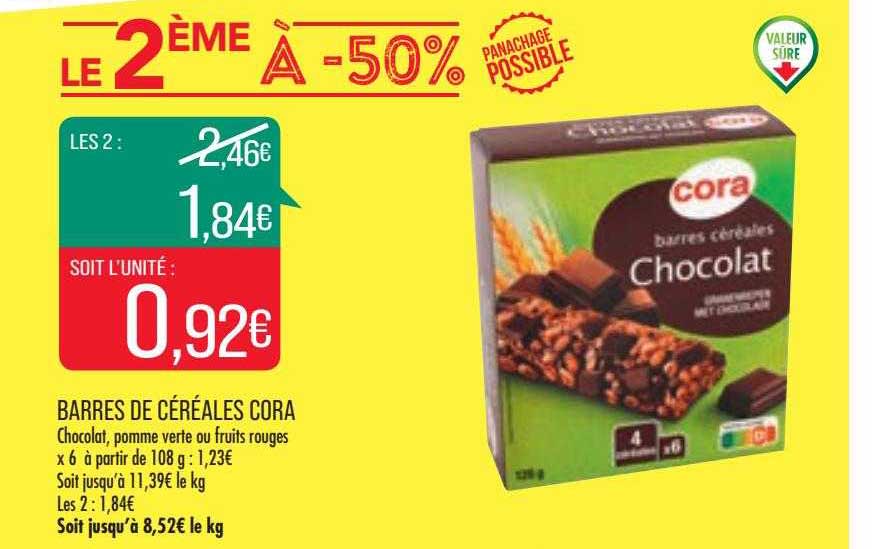 Barres De Céréales Cora
