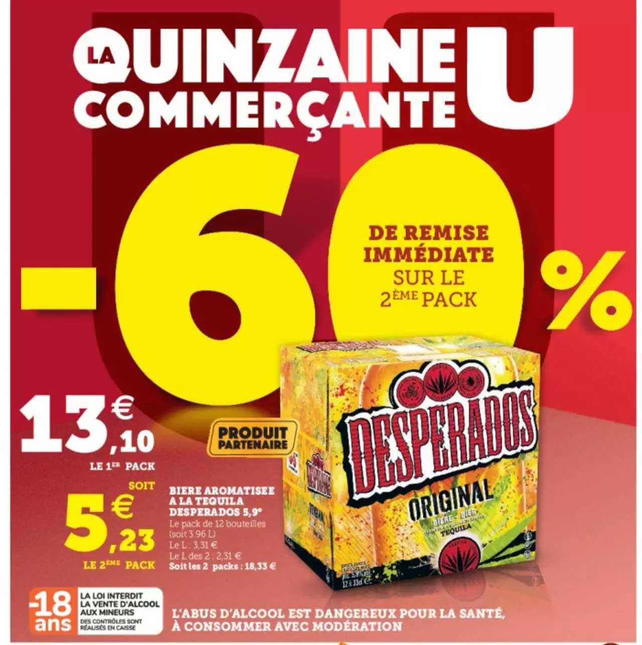 bière aromatisée à la tequila desperados 5,9°